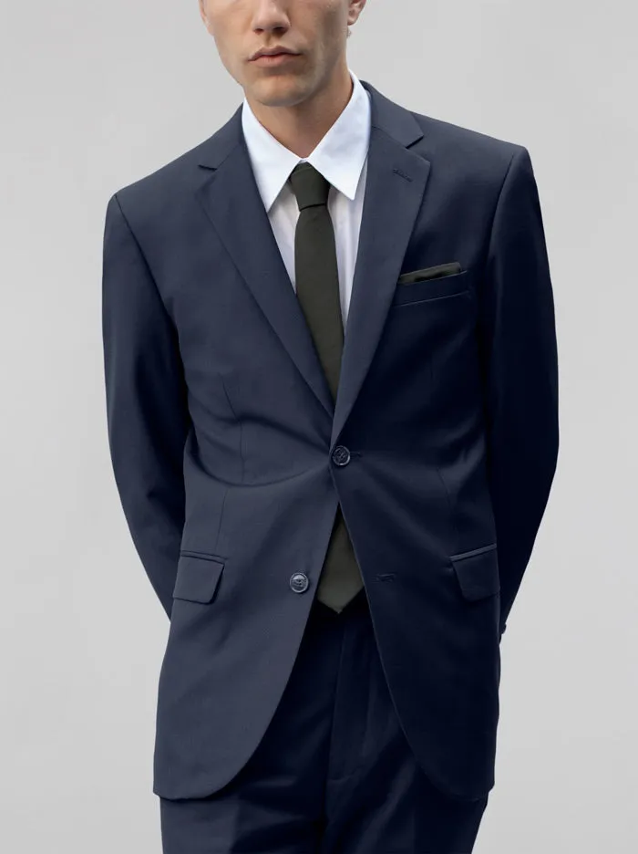 Navy Blue Two Button Suit sold by Alain Dupetit product image thumbnail 2