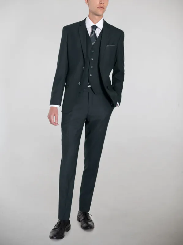 Green Birdseye Three Piece Suit sold by Alain Dupetit