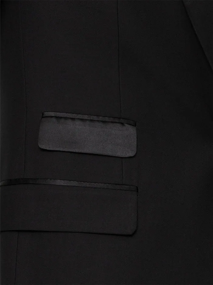 Black Peak Lapel Ticket Pocket Tuxedo (Open Box) sold by Alain Dupetit product image thumbnail 5
