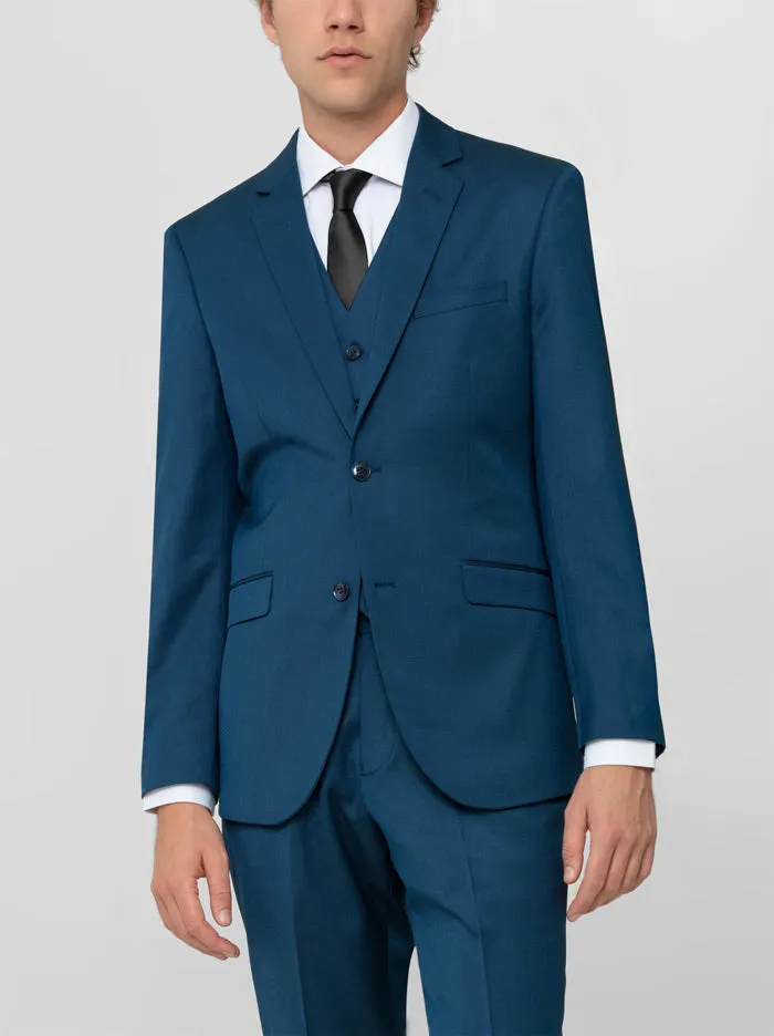 Teal Birdseye Three Piece Suit (Open Box) sold by Alain Dupetit product image thumbnail 3