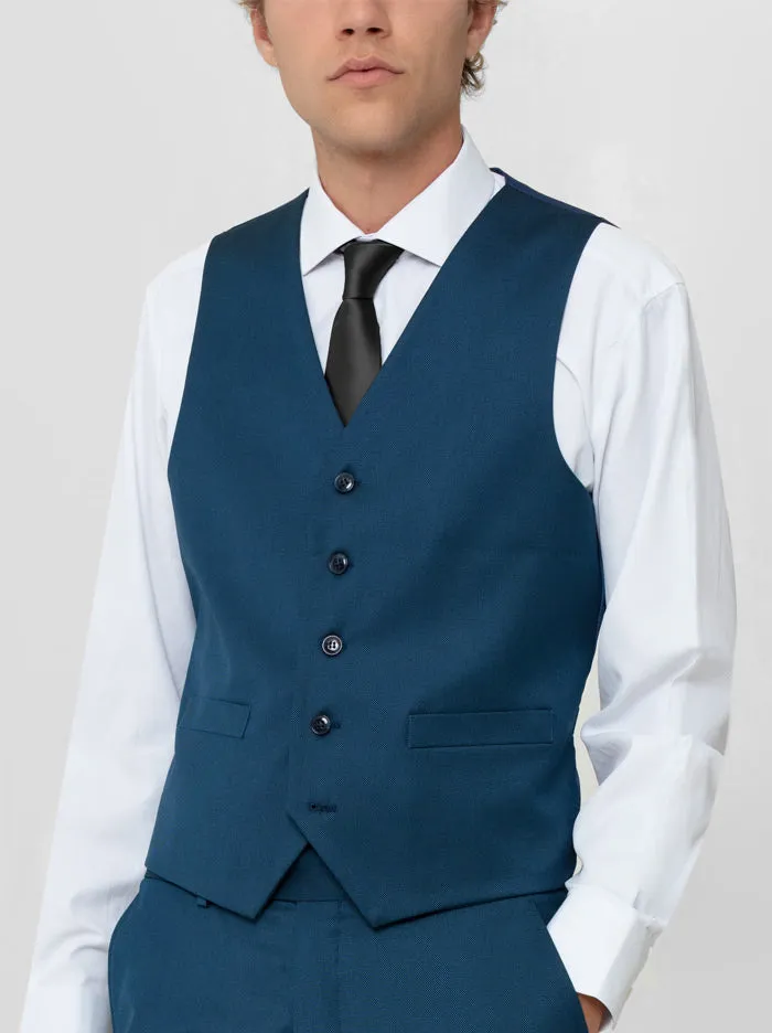 Teal Birdseye Three Piece Suit (Open Box) sold by Alain Dupetit product image thumbnail 4