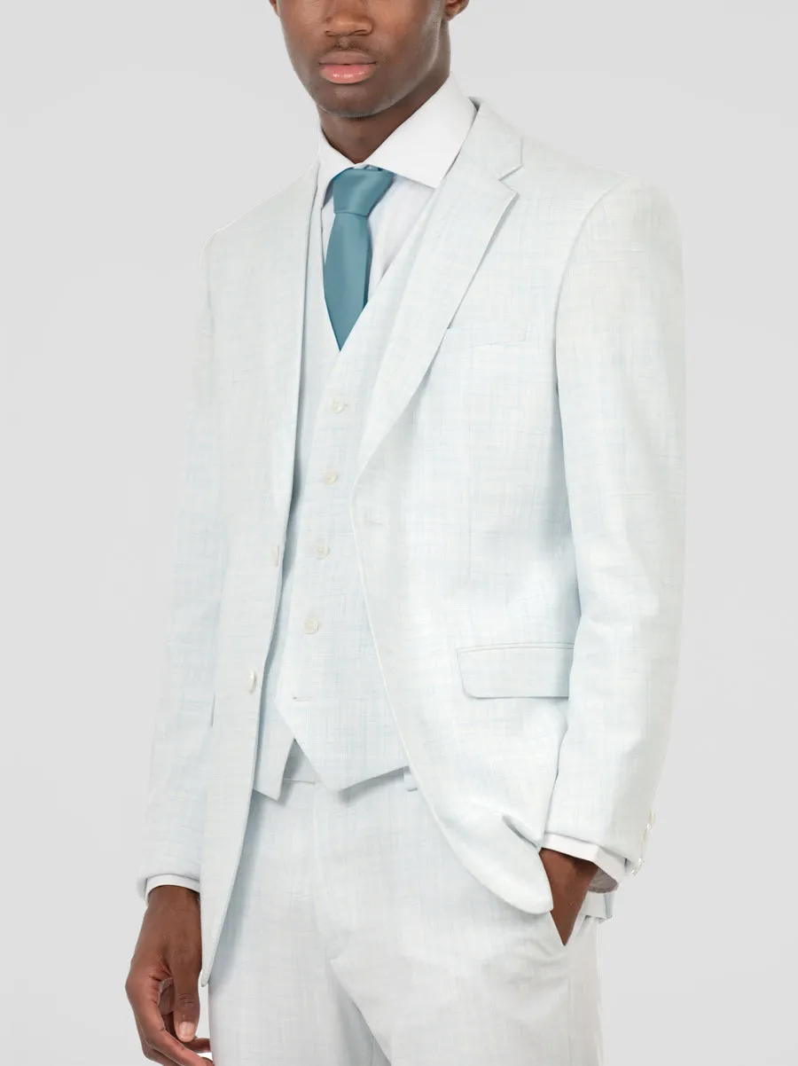 Light Grey & Skylark Blue Three Piece Suit (Open Box) sold by Alain Dupetit product image thumbnail 2