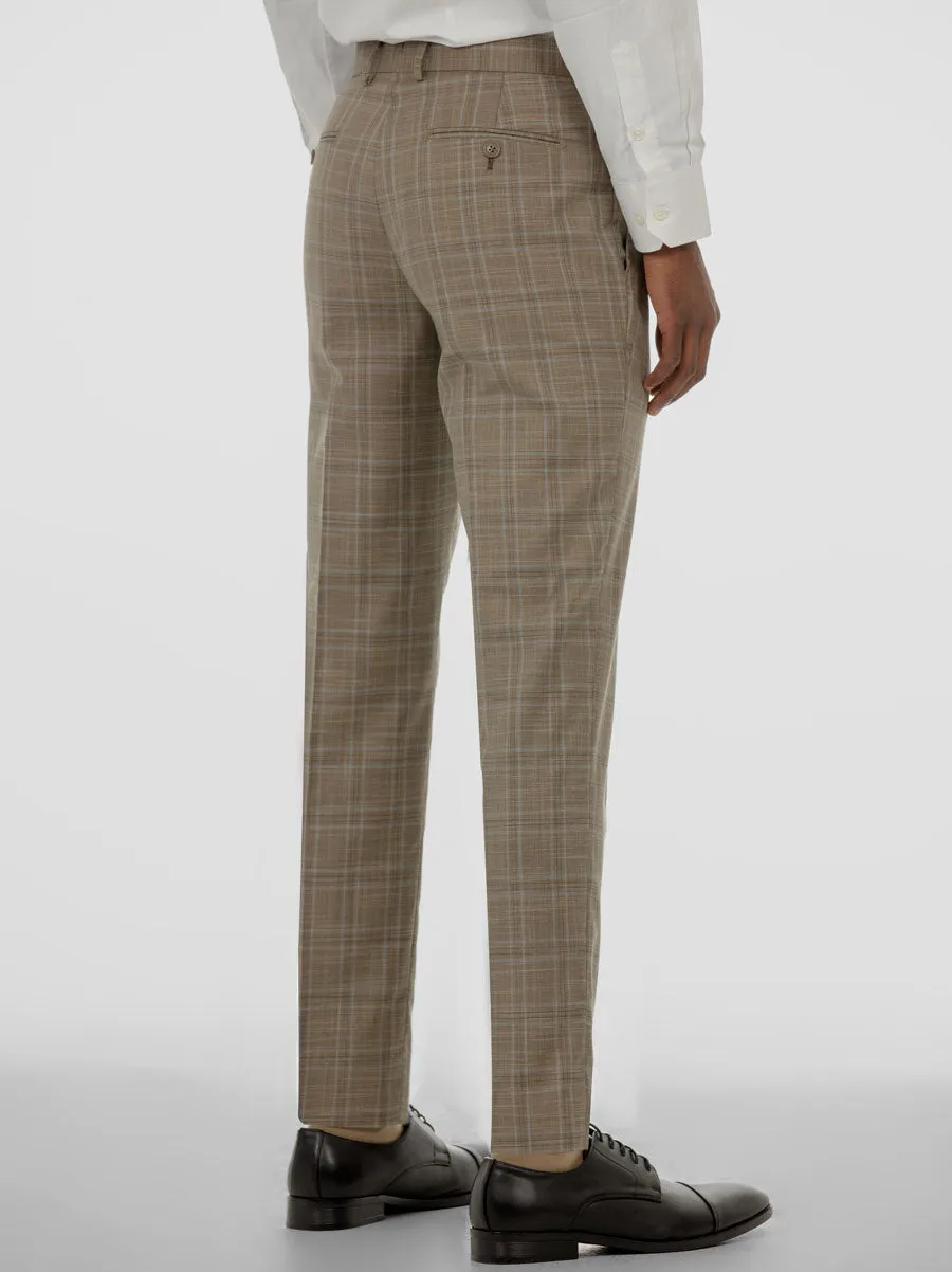 Dusty Brown Plaid Three Piece Suit (Open Box) sold by Alain Dupetit product image thumbnail 5