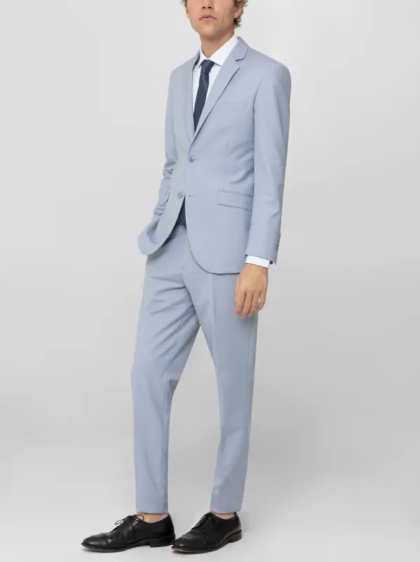 Light Blue Two Button Suit (Open Box) sold by Alain Dupetit