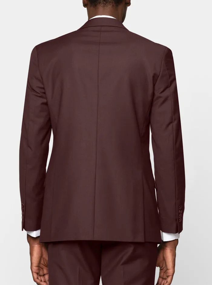 Burgundy Three Piece Suit (Open Box) sold by Alain Dupetit product image thumbnail 5