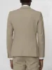 Beige Three Piece Peak Lapel Suit (Open Box) sold by Alain Dupetit