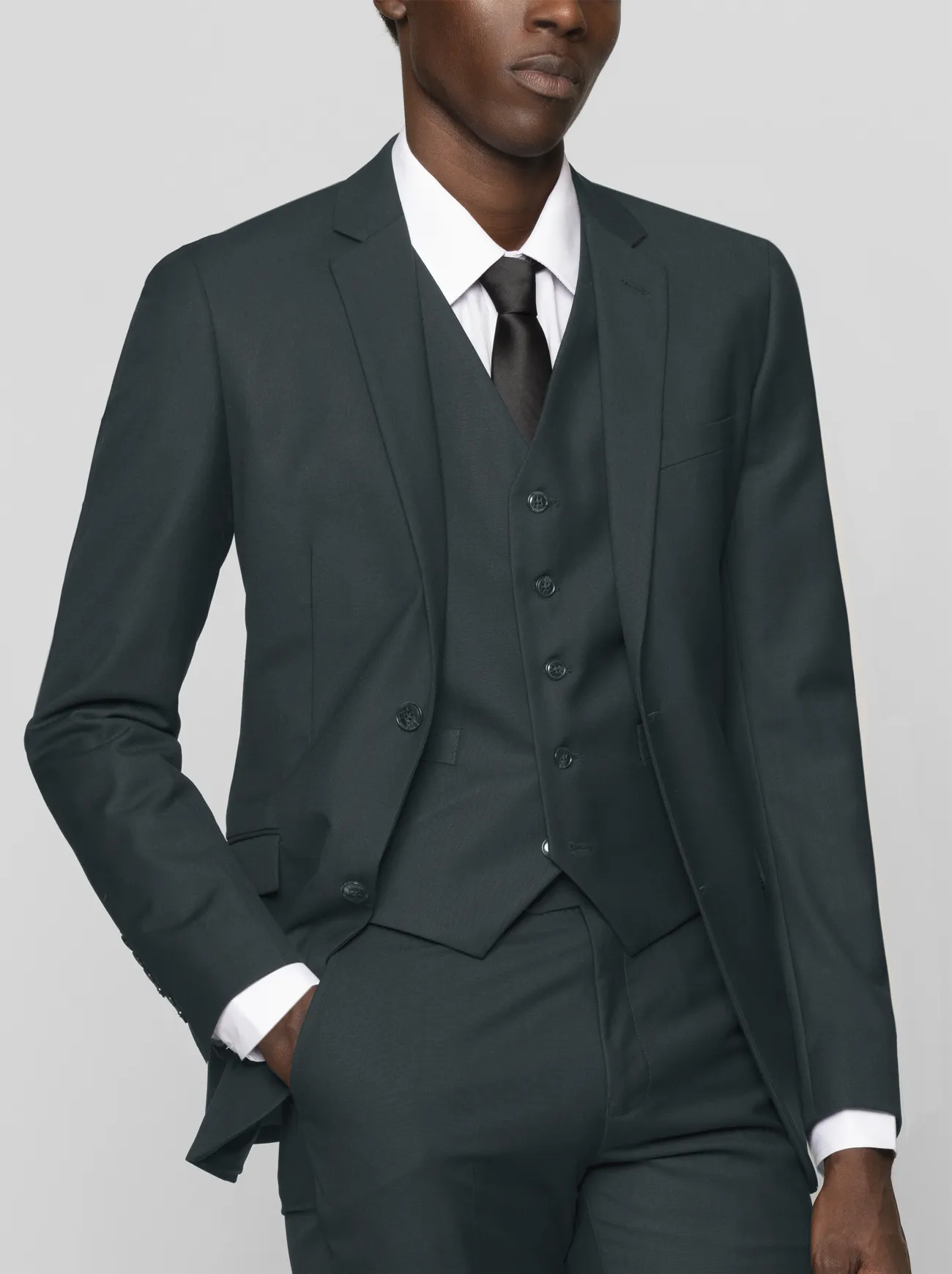 Stone Green Three Piece Suit (Clearance) sold by Alain Dupetit product image thumbnail 2