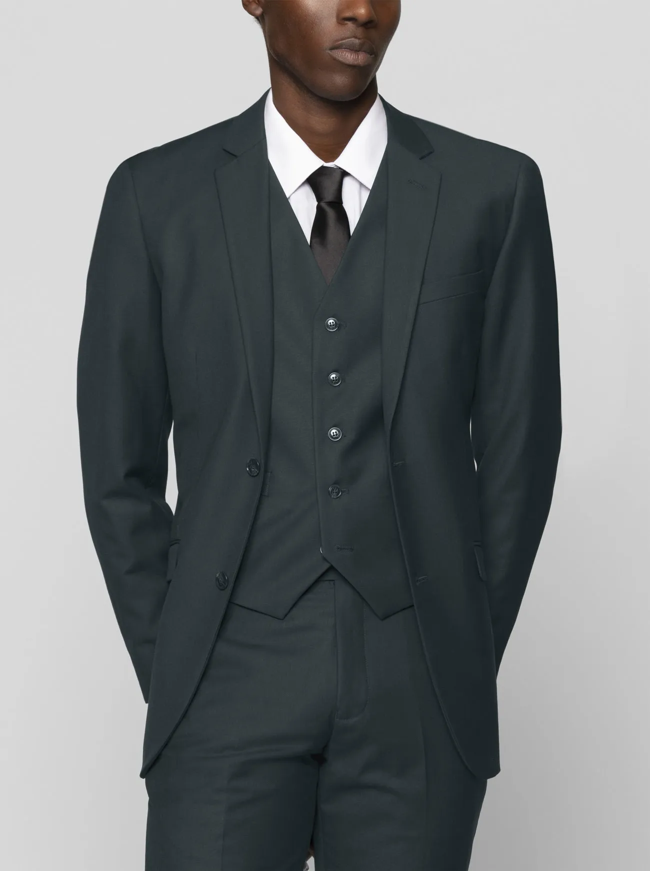 Stone Green Three Piece Suit (Clearance) sold by Alain Dupetit product image thumbnail 3