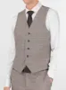 Grey & Black Glen Plaid Three Piece Peak Lapel Suit (Open Box) sold by Alain Dupetit