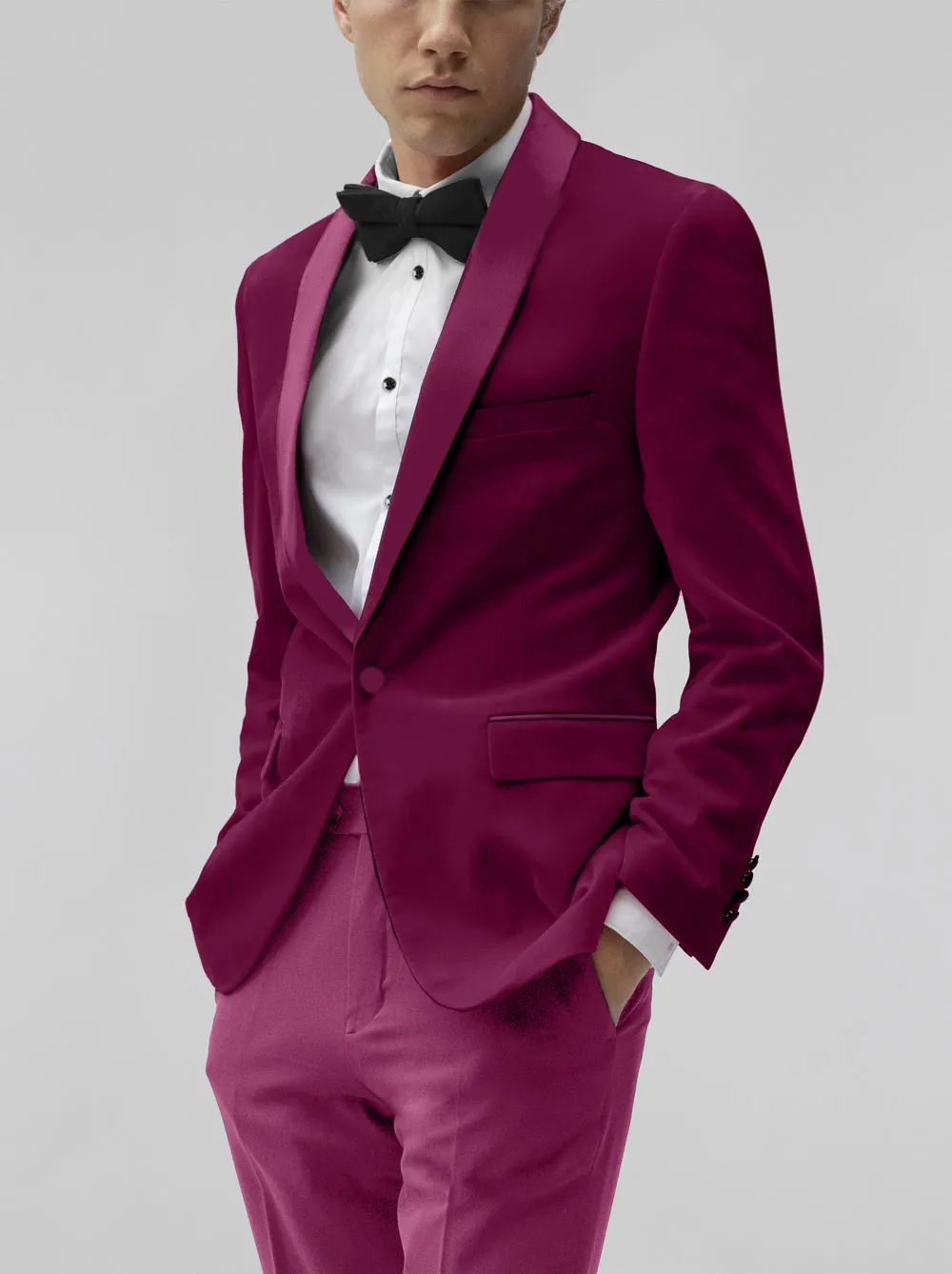 Raspberry Velvet Tuxedo (Clearance) sold by Alain Dupetit product image thumbnail 3