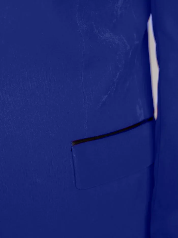 Electric Blue Velvet Tuxedo (Clearance) sold by Alain Dupetit product image thumbnail 4