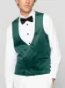 White with Green Wide Shawl Lapel Tuxedo for Prom sold by Alain Dupetit