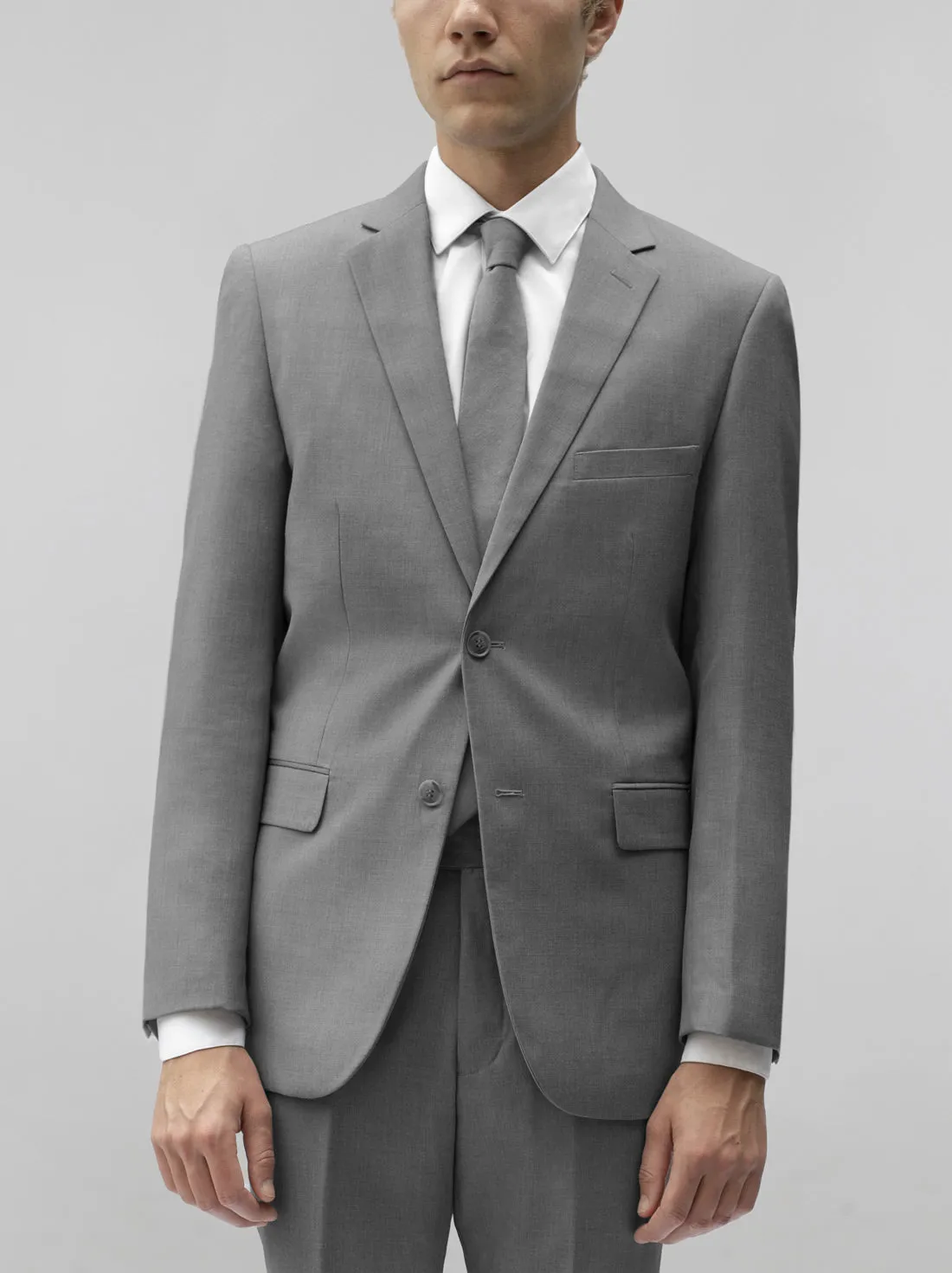 Medium Grey Two Button Suit (Open Box) sold by Alain Dupetit product image thumbnail 3