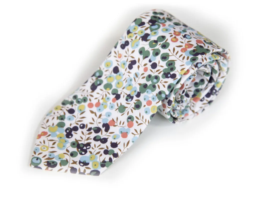 #206 Floral Print Tie sold by Alain Dupetit
