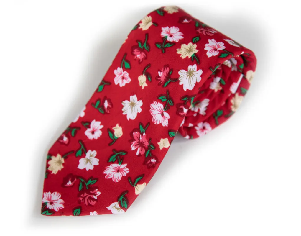 #211 Floral Print Tie sold by Alain Dupetit