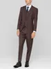 Slate Brown & Blue Plaid Three Piece Suit sold by Alain Dupetit