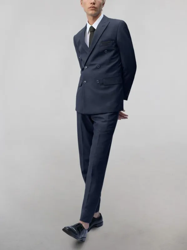 Navy Blue Double Breasted Suit (Clearance) sold by Alain Dupetit