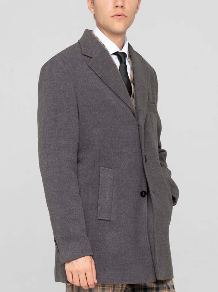 Charcoal Grey Overcoat sold by Alain Dupetit product image thumbnail 2