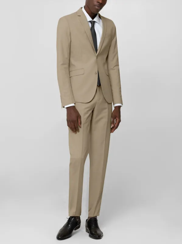 Beige Two Button Suit sold by Alain Dupetit