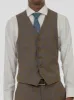 Golden Brown & Blue Windowpane Three Piece Suit sold by Alain Dupetit