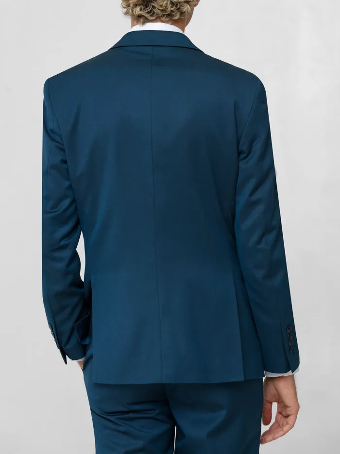 Teal Birdseye Two Button Suit (Clearance) sold by Alain Dupetit product image thumbnail 3