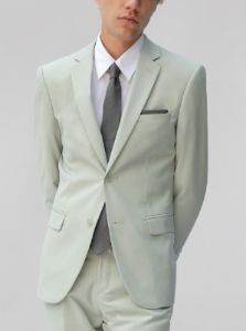 Mint Green Two Button Suit sold by Alain Dupetit