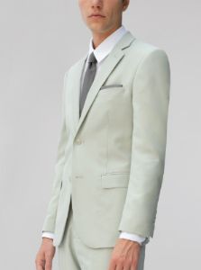 Mint Green Two Button Suit sold by Alain Dupetit