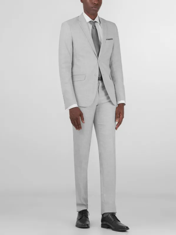 Glacier Grey Two Button Suit sold by Alain Dupetit