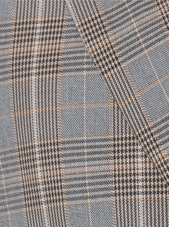 Black & Camel Glen Plaid Two Button Peak Lapel Ticket Pocket Suit sold by Alain Dupetit product image thumbnail 3