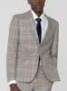 Black & Camel Glen Plaid Two Button Peak Lapel Ticket Pocket Suit sold by Alain Dupetit