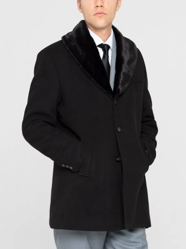 Black Overcoat sold by Alain Dupetit