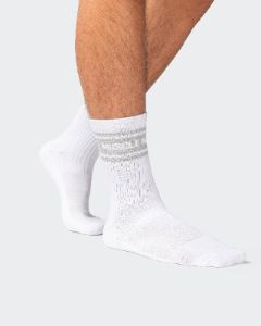 Mens MN Crew Socks - Periwinkle/ Steel (2 Pack) sold by Muscle Nation