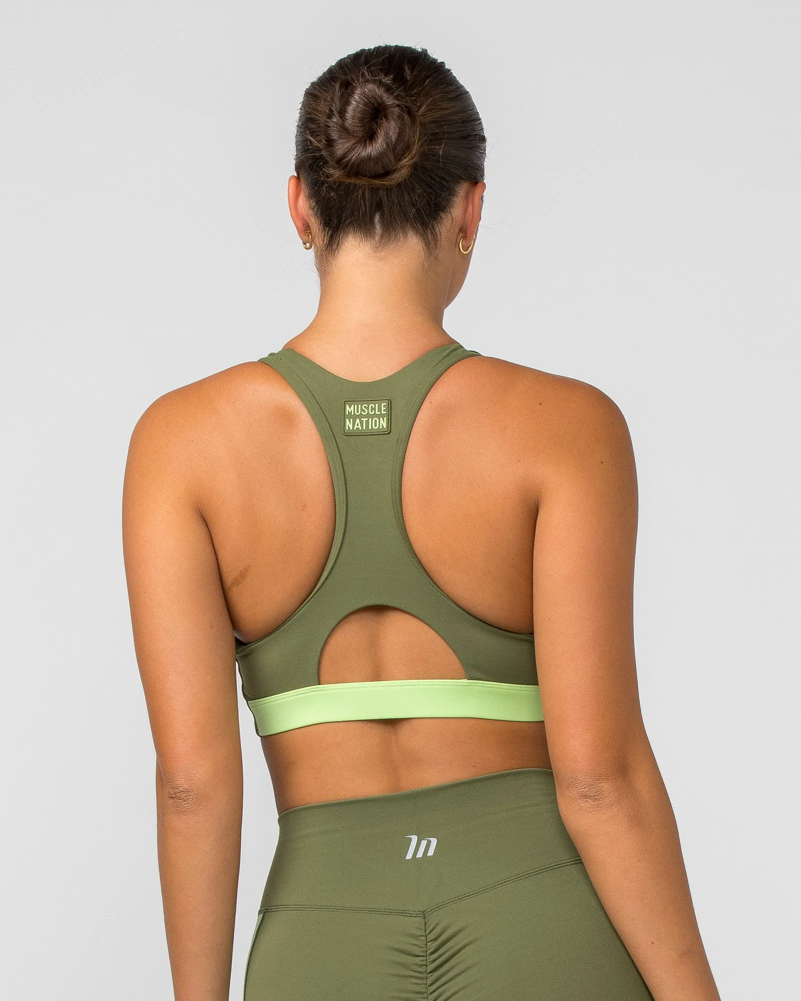 Sizzle Bra - Green Ivy sold by Muscle Nation product image thumbnail 5