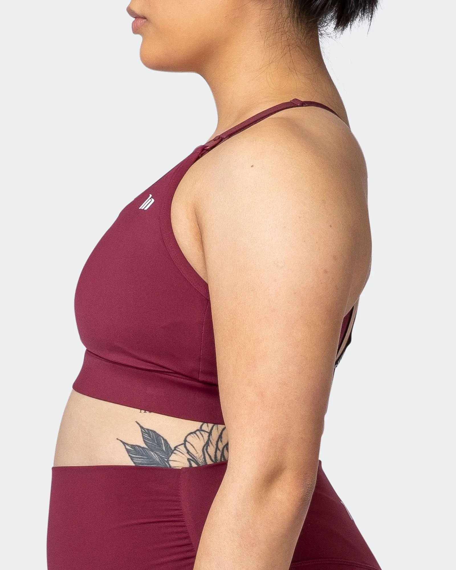 MN Classic Maternity Bra - Wine sold by Muscle Nation product image thumbnail 4