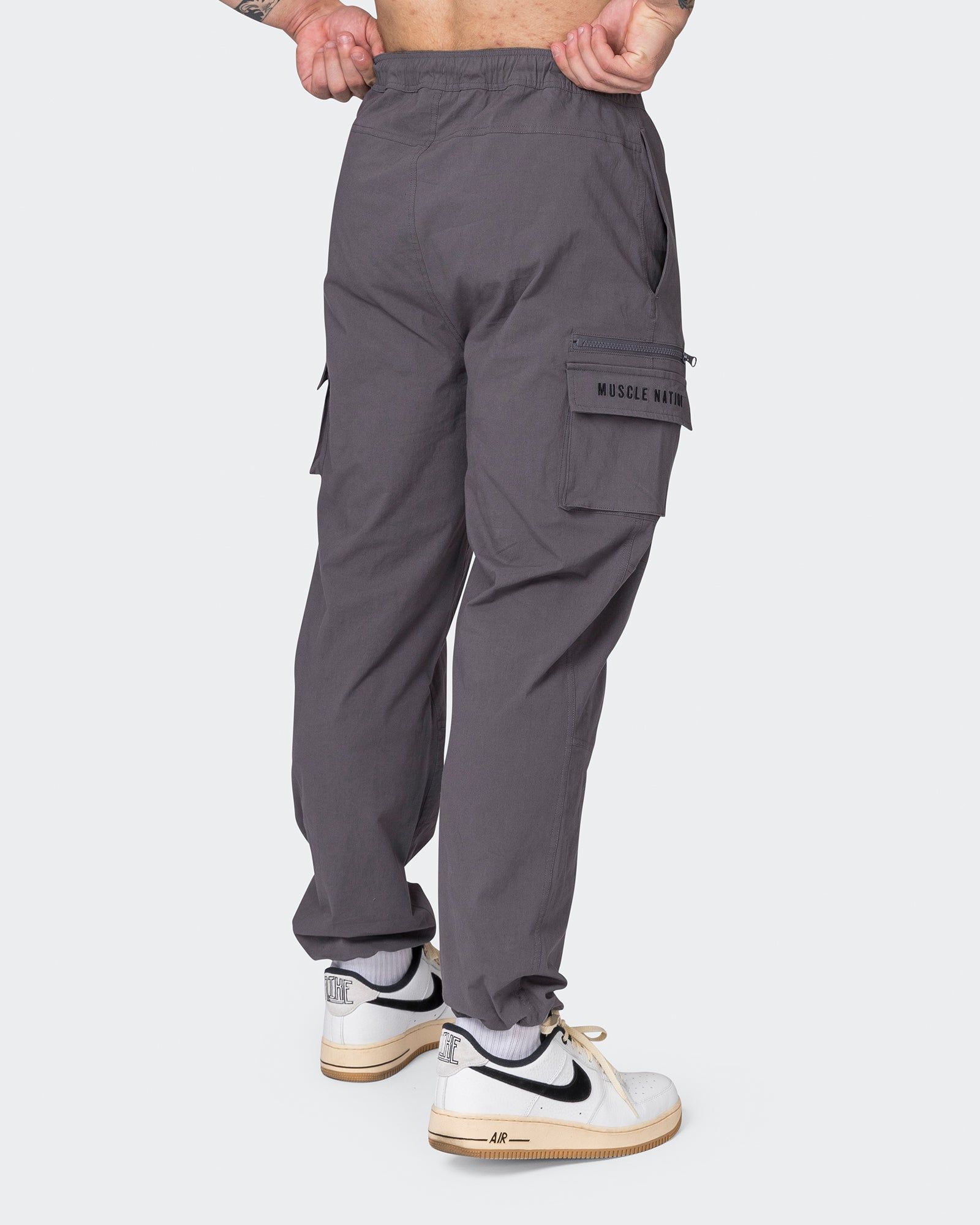 Mens Cargo Pants - Alloy sold by Muscle Nation product image thumbnail 2