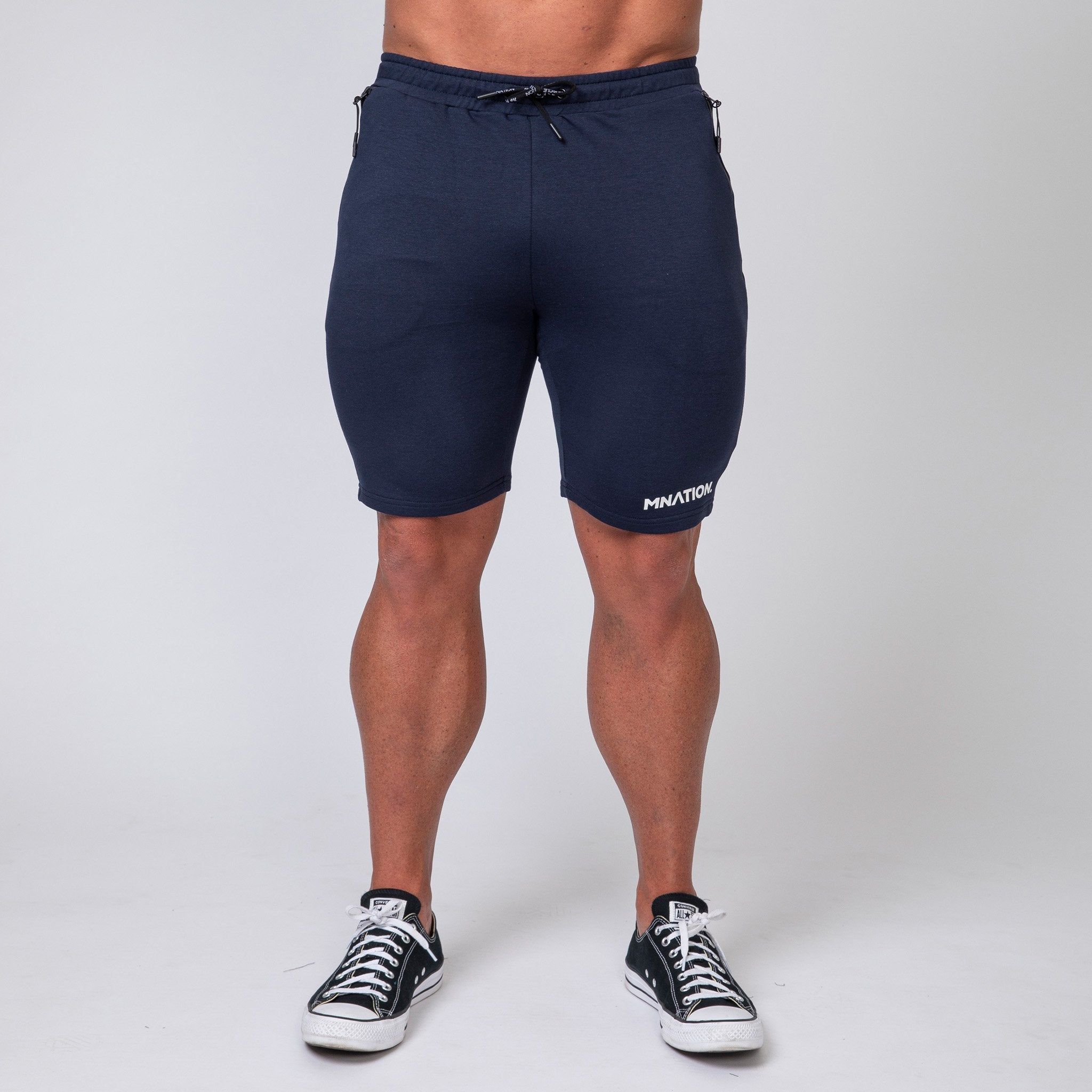 MNation Tapered Fit Shorts - Navy sold by Muscle Nation product image thumbnail 3