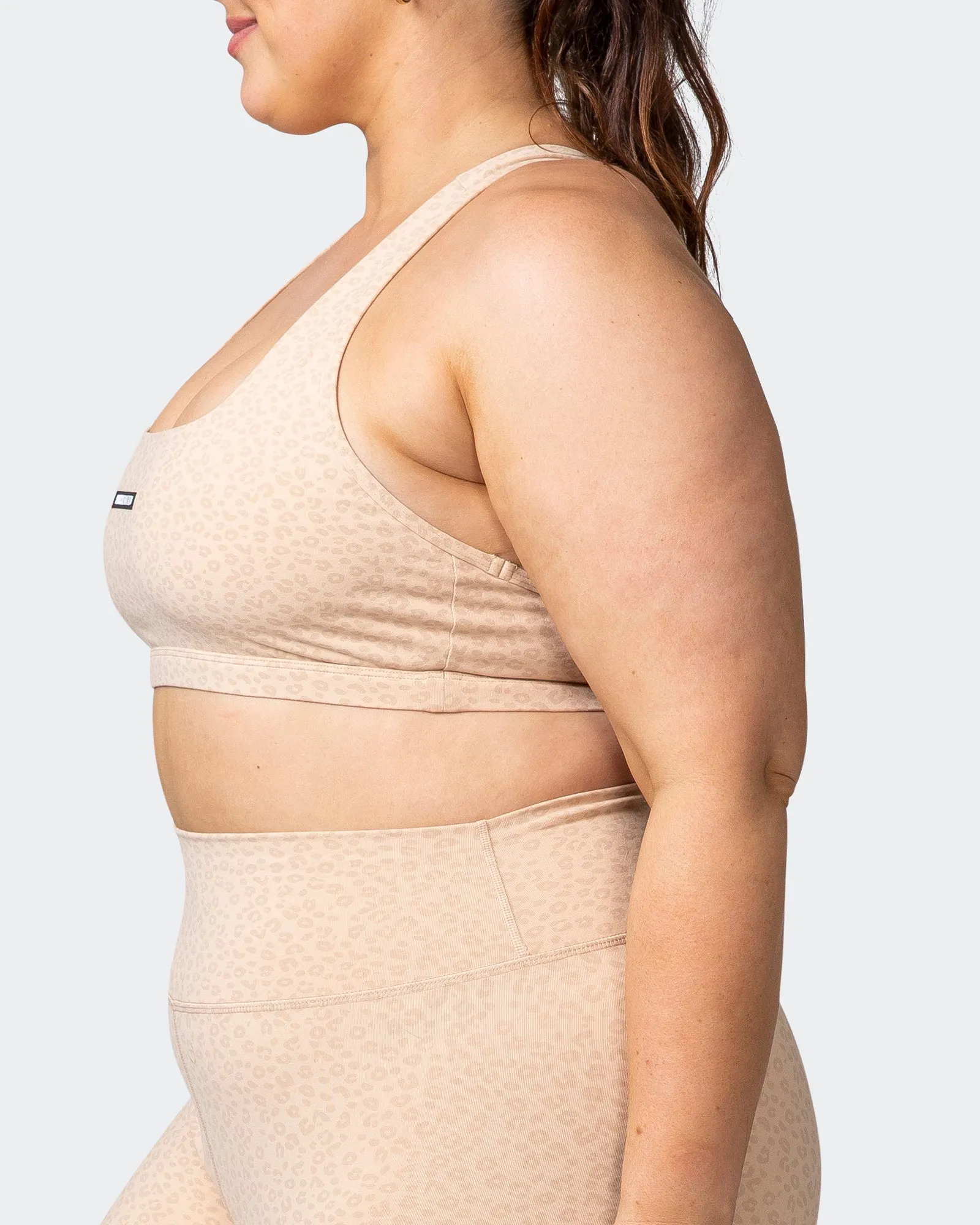 Flex Bra - Brown Sugar Mini Cheetah Print sold by Muscle Nation product image thumbnail 4