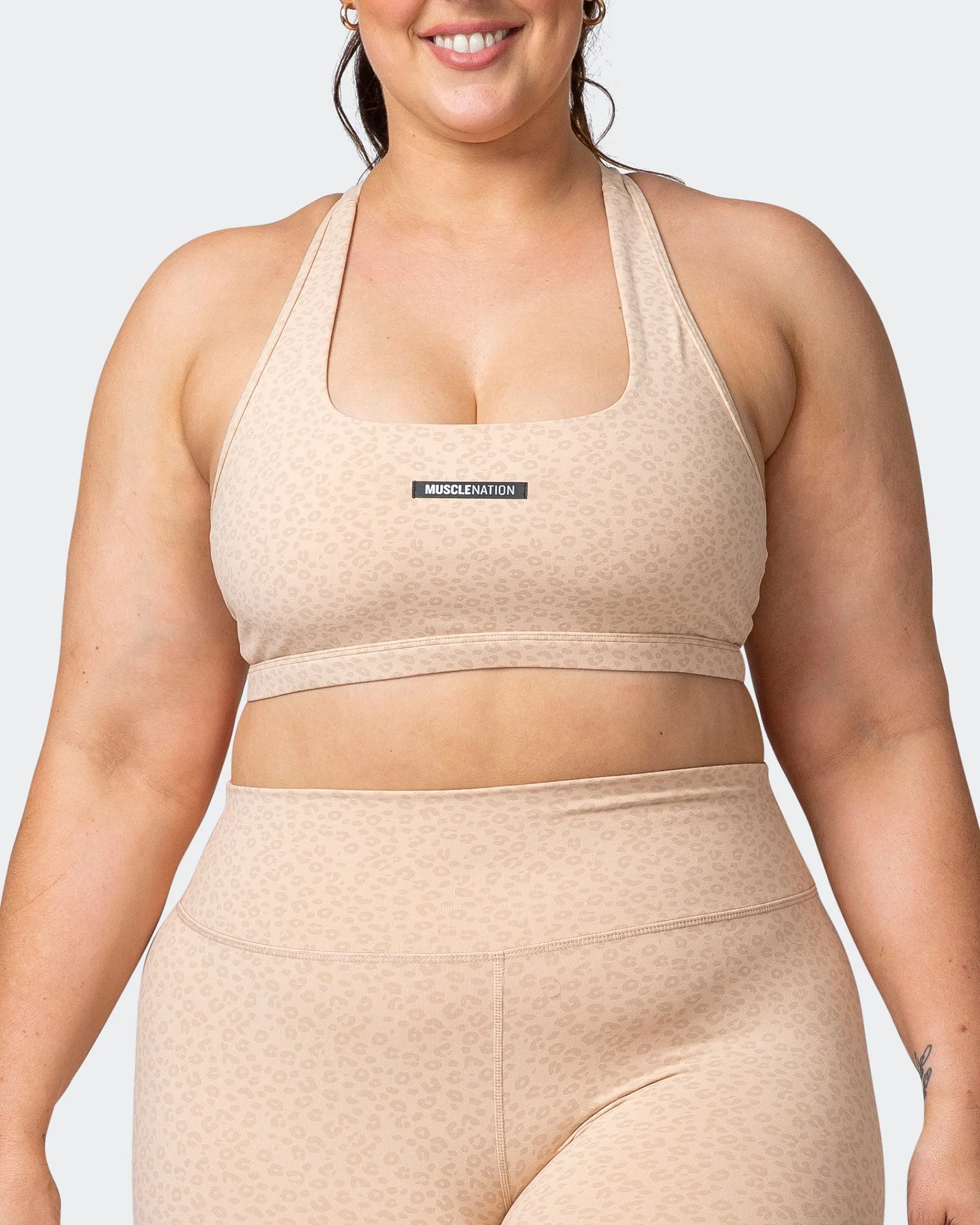 Flex Bra - Brown Sugar Mini Cheetah Print sold by Muscle Nation product image thumbnail 2