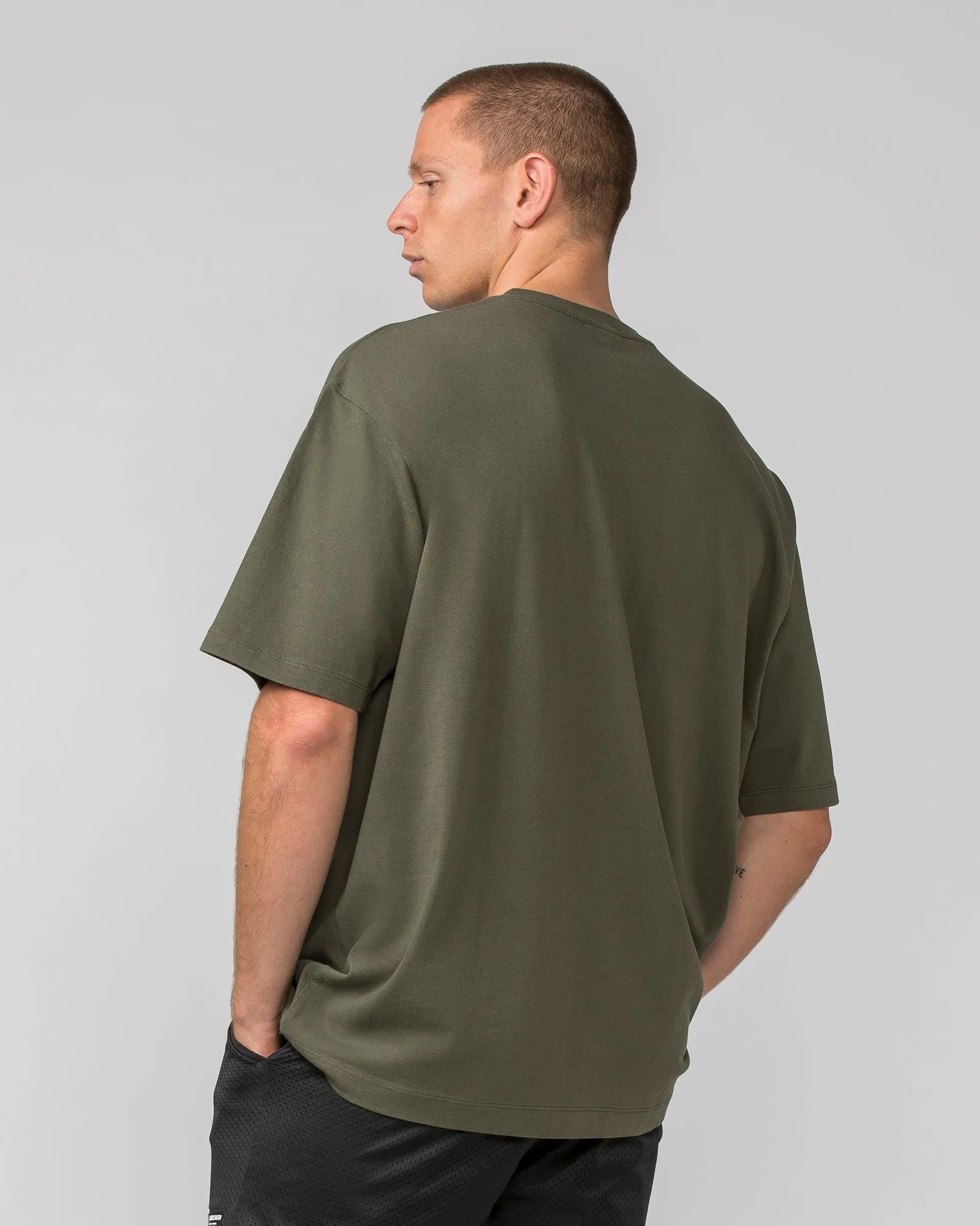 Fast Break Oversized Pump Cover - Dark Khaki sold by Muscle Nation product image thumbnail 3