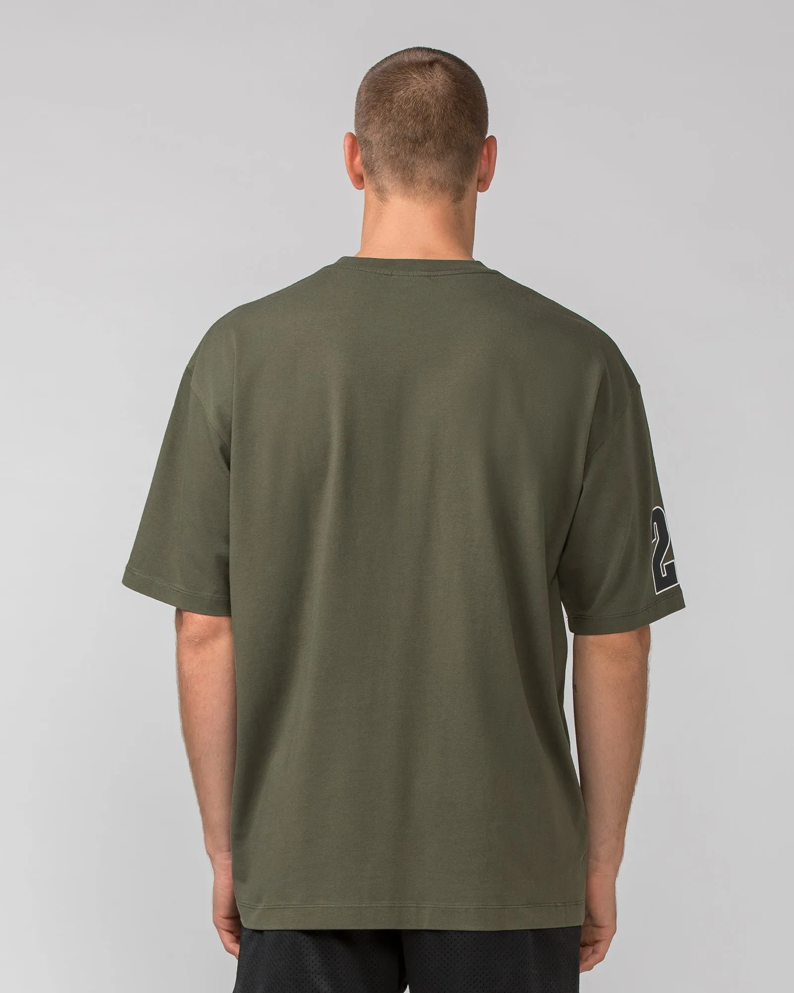 Fast Break Oversized Pump Cover - Dark Khaki sold by Muscle Nation product image thumbnail 4
