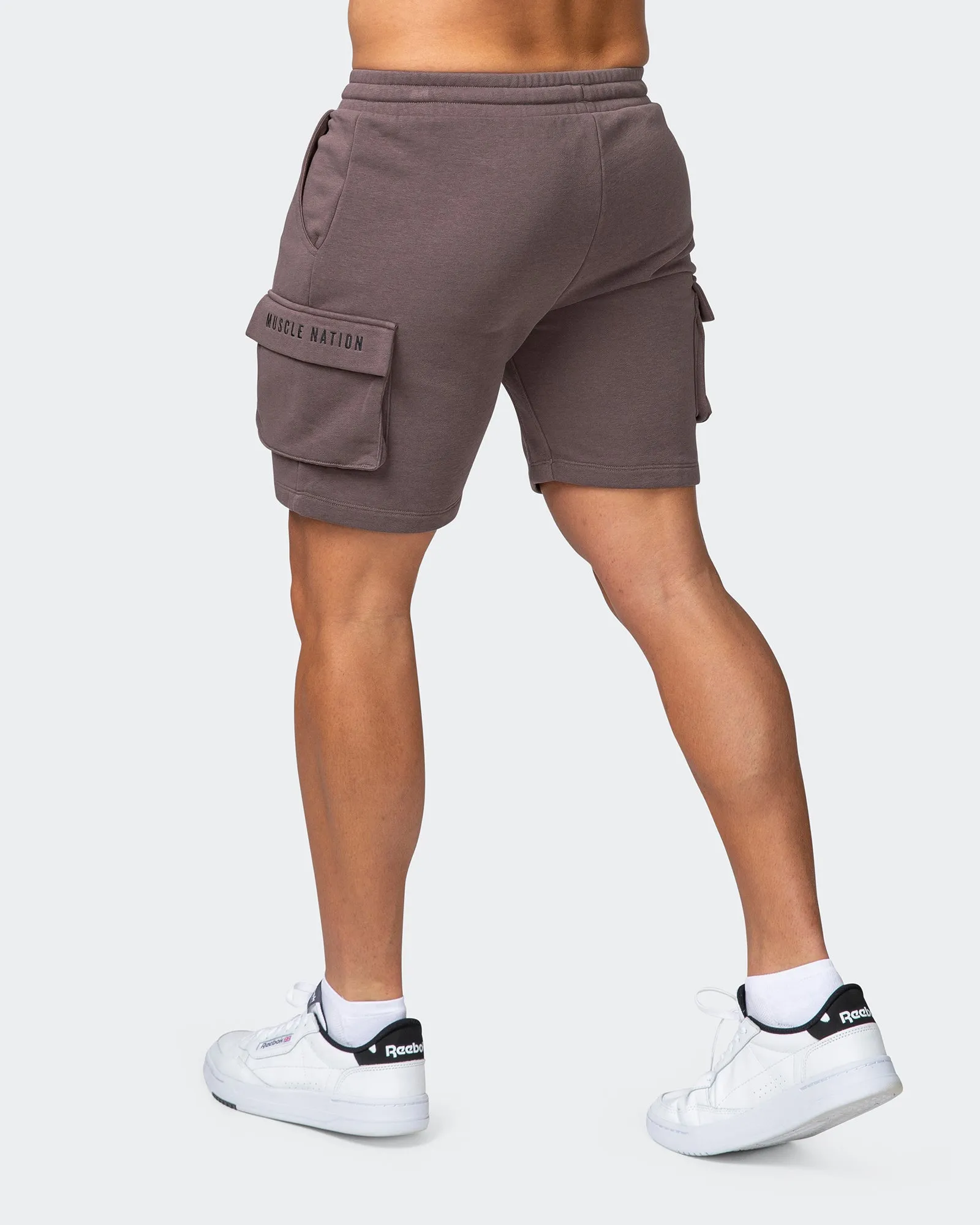 Cargo Vintage Shorts - Dark Taupe sold by Muscle Nation product image thumbnail 5