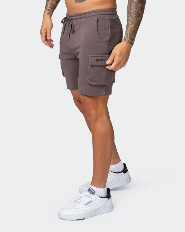 Cargo Vintage Shorts - Dark Taupe sold by Muscle Nation