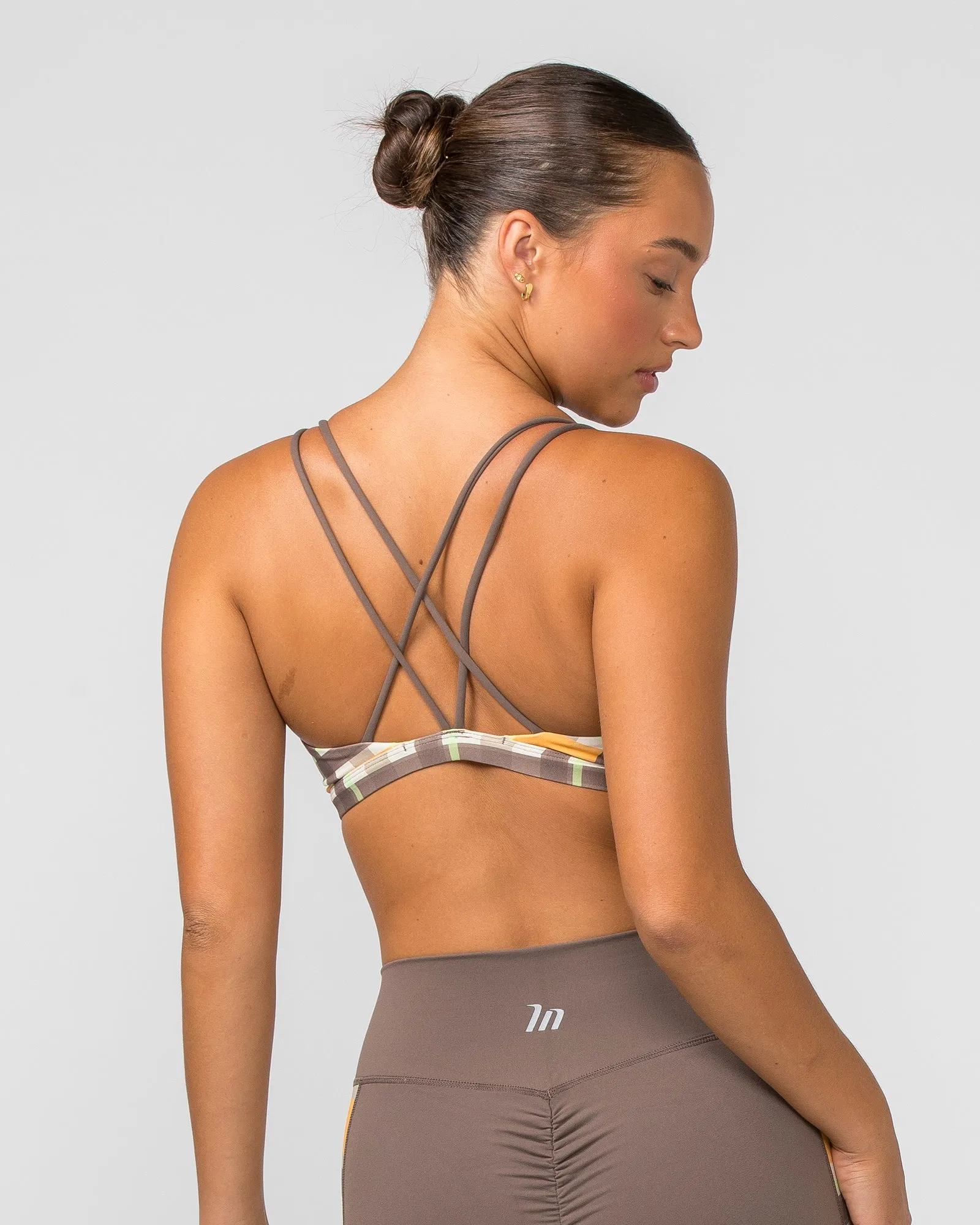 Whirlwind Bralette - Checked Out Print sold by Muscle Nation product image thumbnail 4