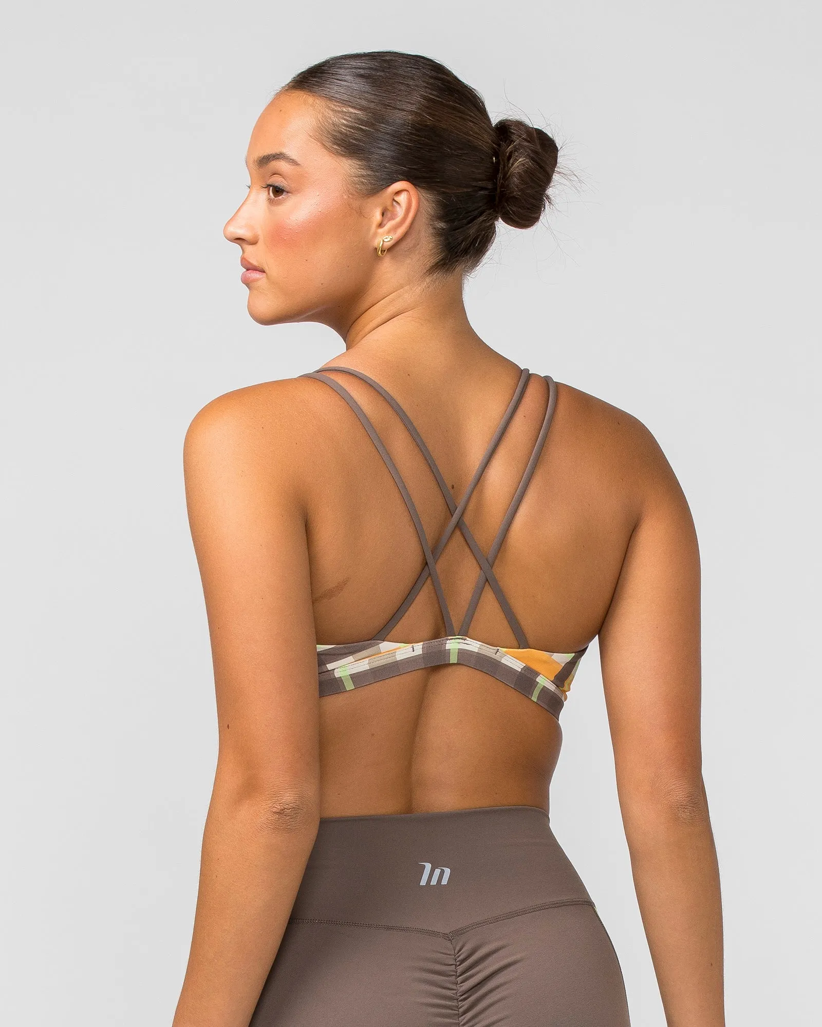 Whirlwind Bralette - Checked Out Print sold by Muscle Nation product image thumbnail 3