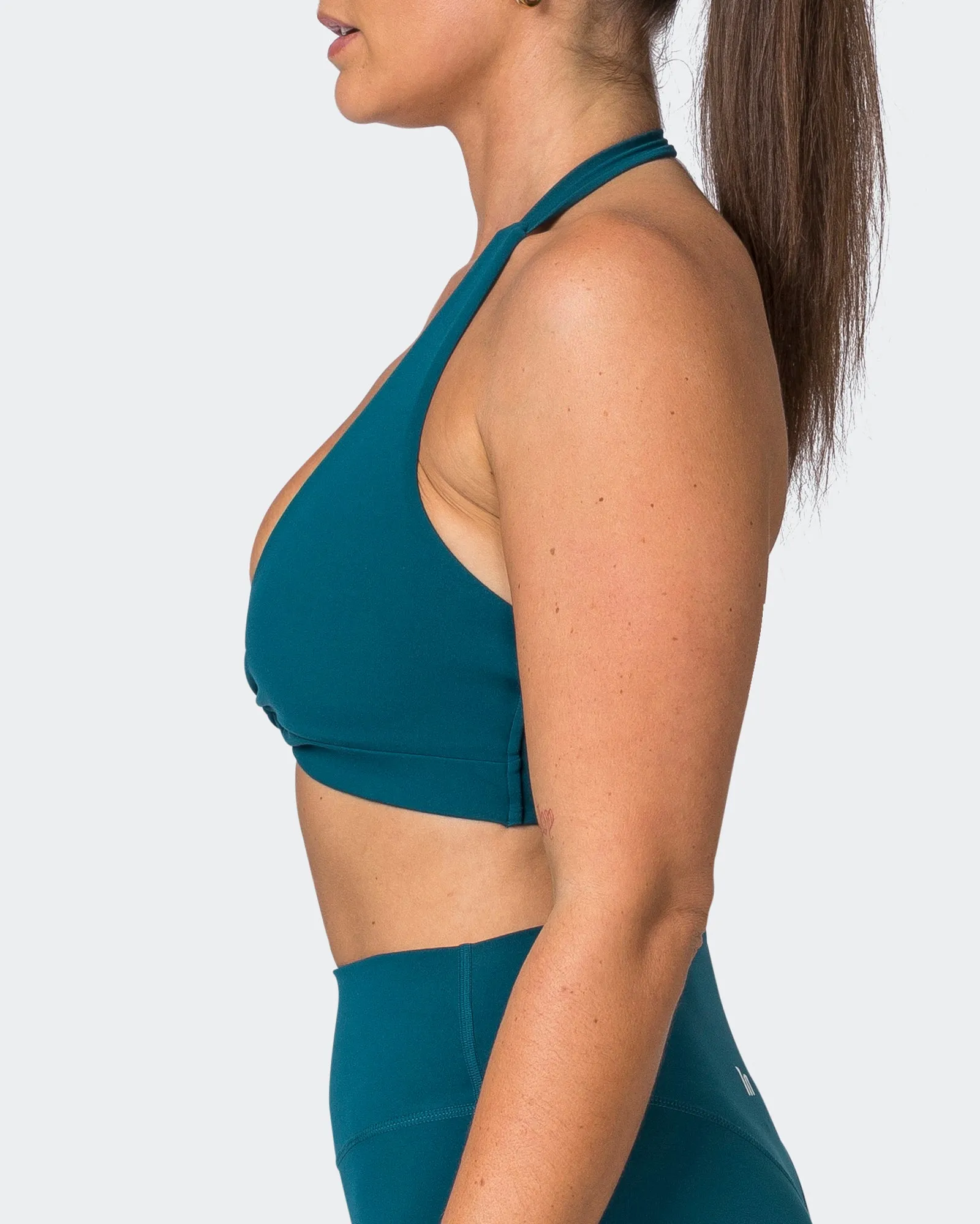 Hype Halter Bralette - Dark Marine sold by Muscle Nation product image thumbnail 4