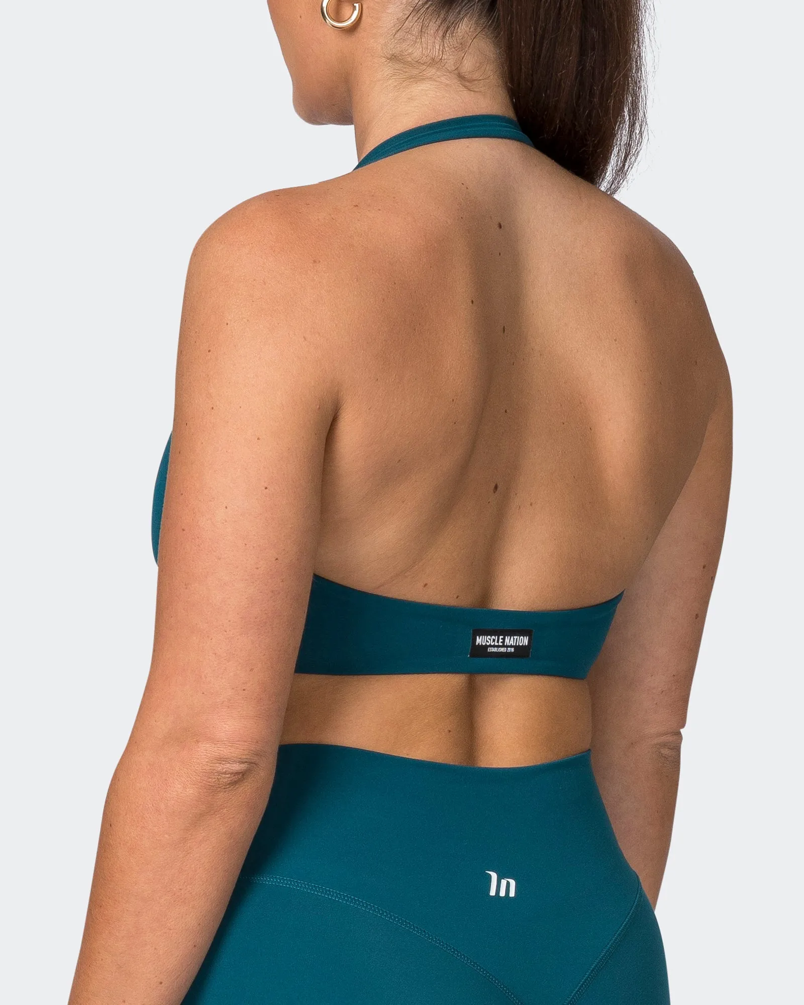 Hype Halter Bralette - Dark Marine sold by Muscle Nation product image thumbnail 5