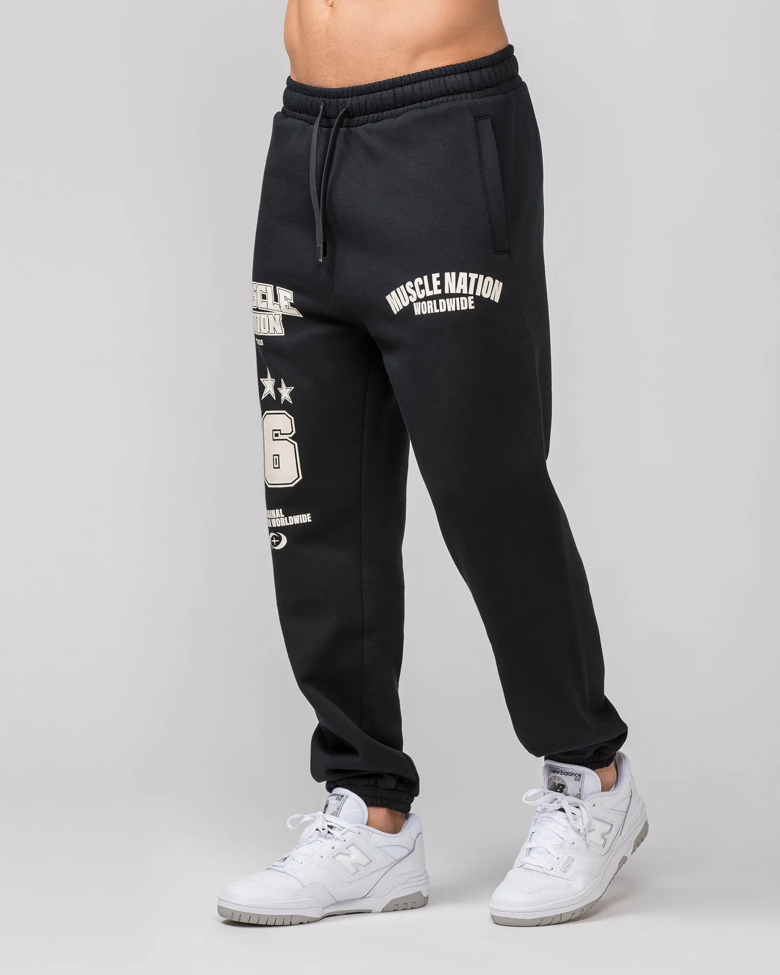 Lifting Trackies - Black sold by Muscle Nation product image thumbnail 2