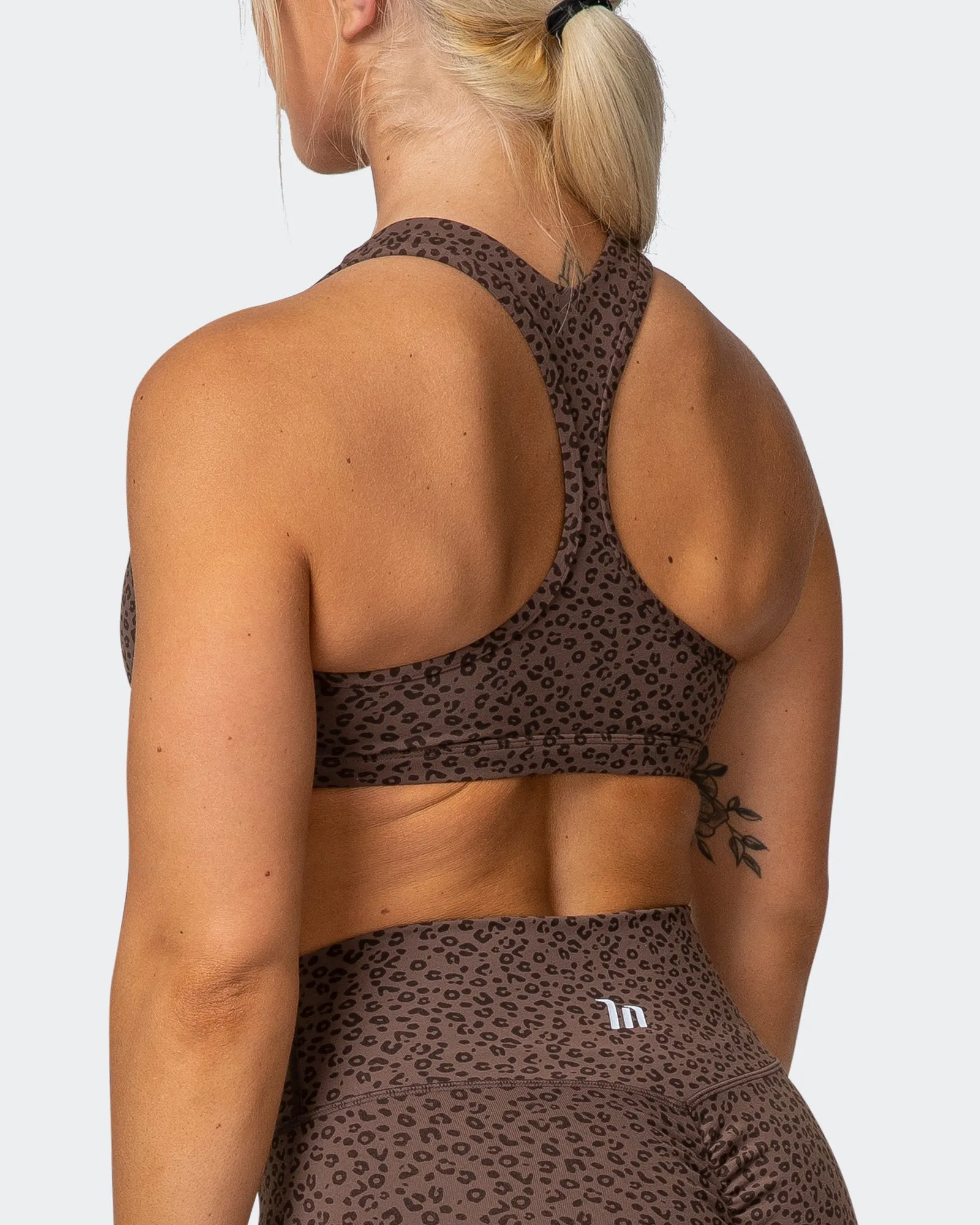 Flex Bra - Chocolate Mini Cheetah Print sold by Muscle Nation product image thumbnail 5