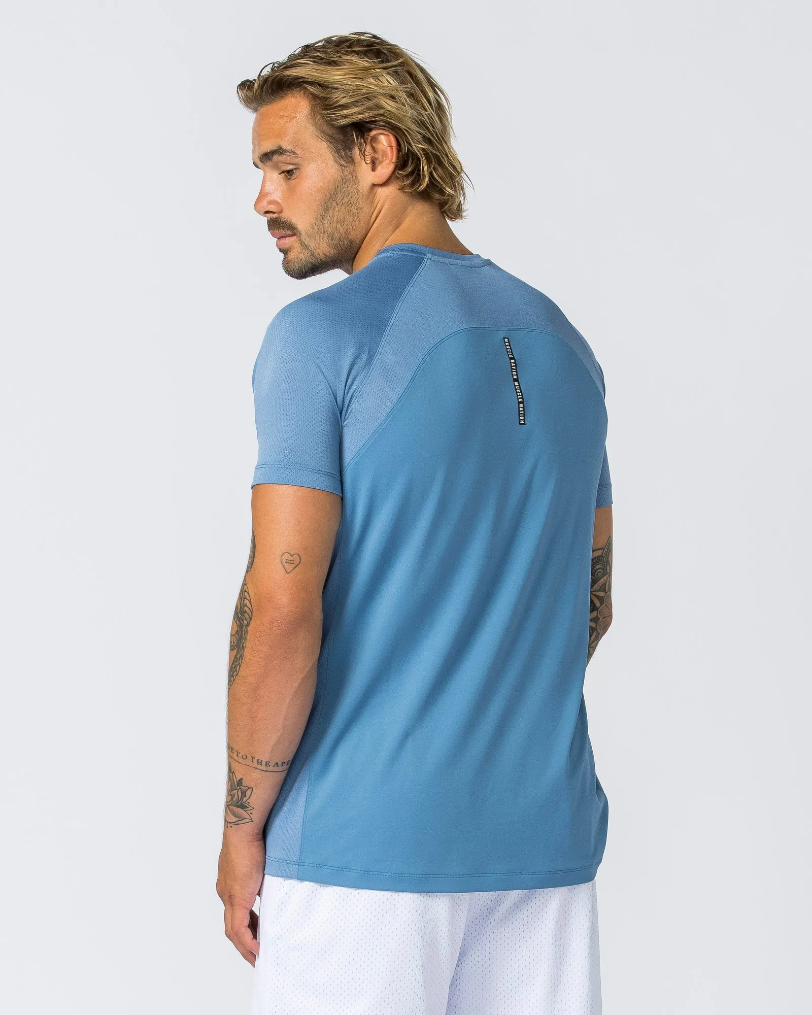 Ventilation Tee - Elemental Blue sold by Muscle Nation product image thumbnail 4