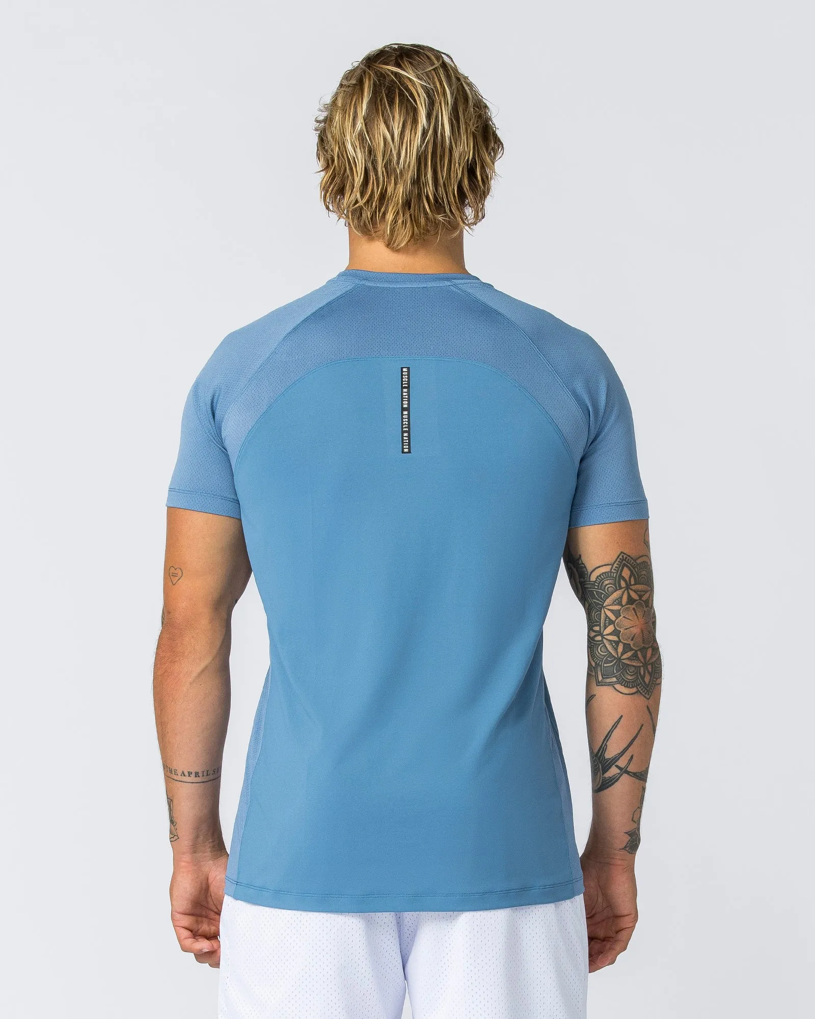 Ventilation Tee - Elemental Blue sold by Muscle Nation product image thumbnail 5